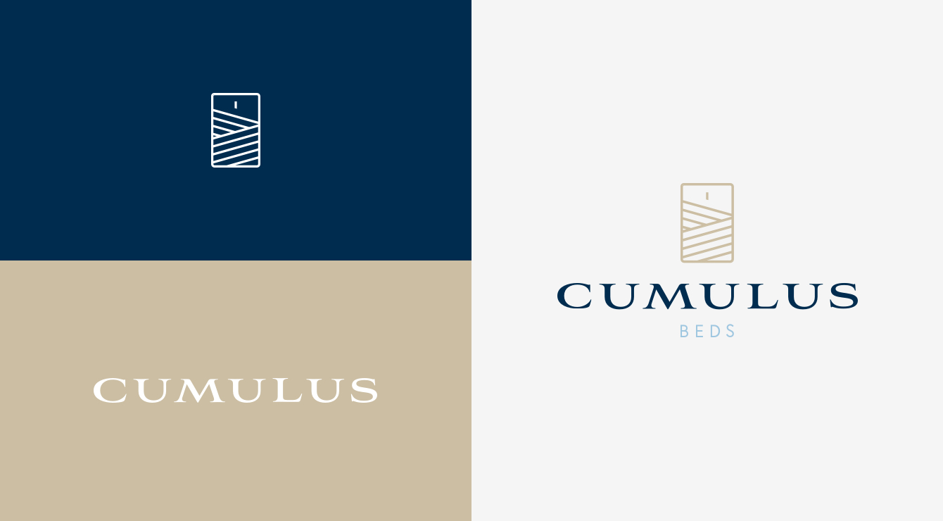 Cumulus Beds case study branding